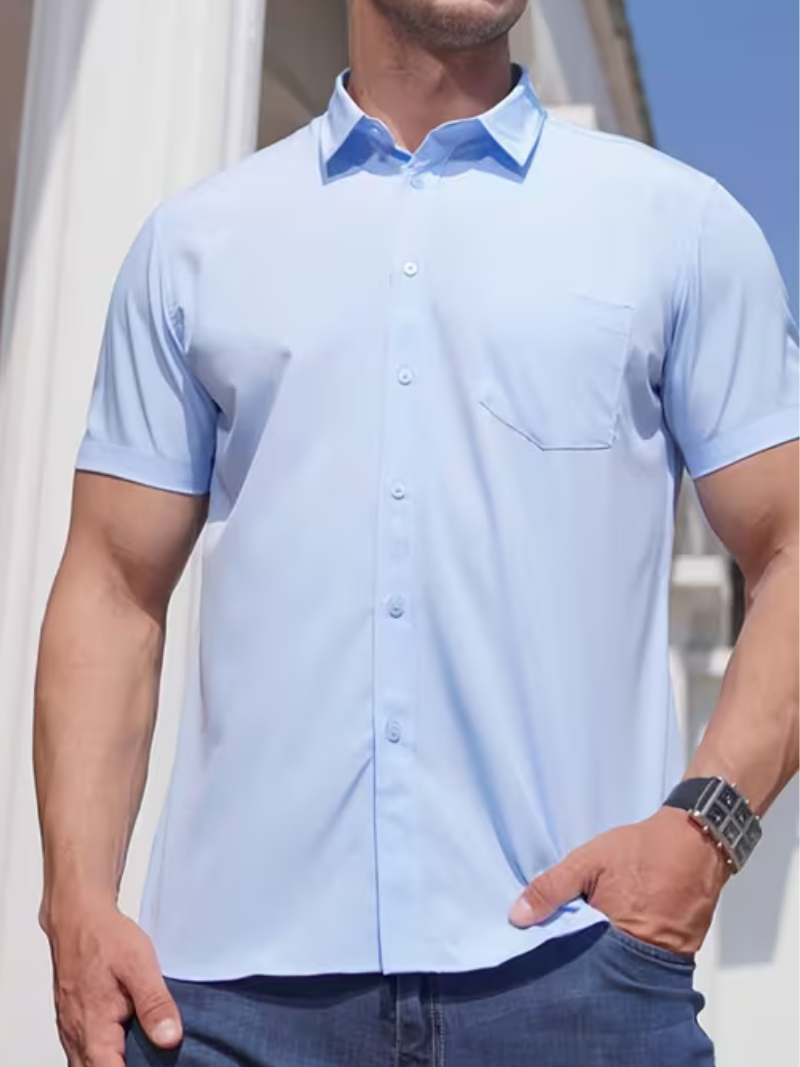 Camisa Lisa Seventy Three Light Blue