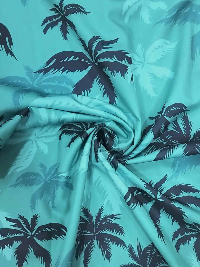 Camisa Palma Cerúleo