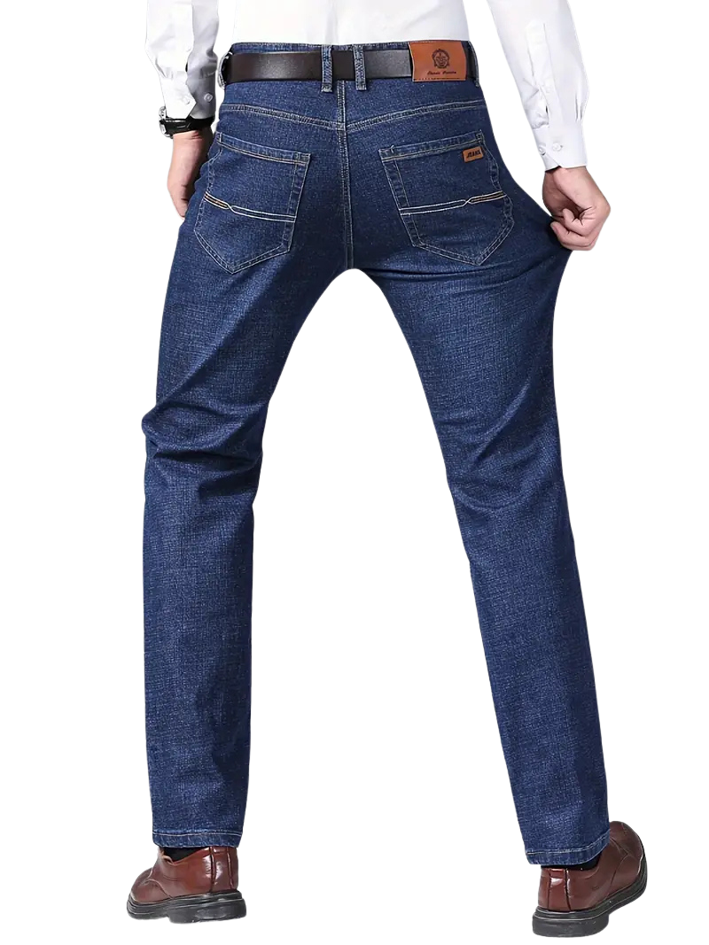 Pantalón Denim Marino