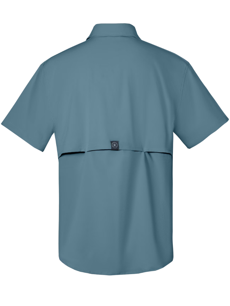 Camisa Outdoor Dry Azul Cian