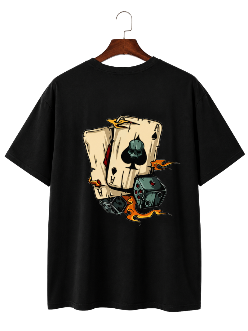 Camiseta Poker Negra