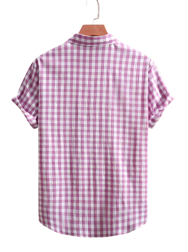 Camisa Cuadrille Rosa