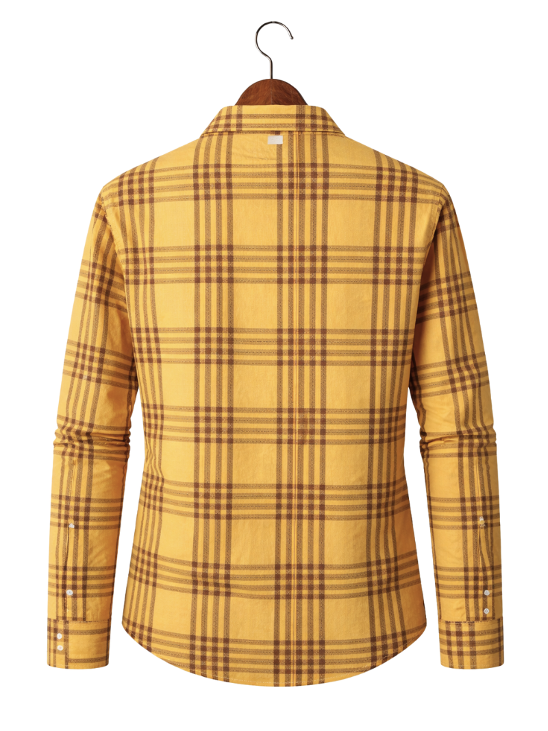 Camisola Cuadros en Bronce