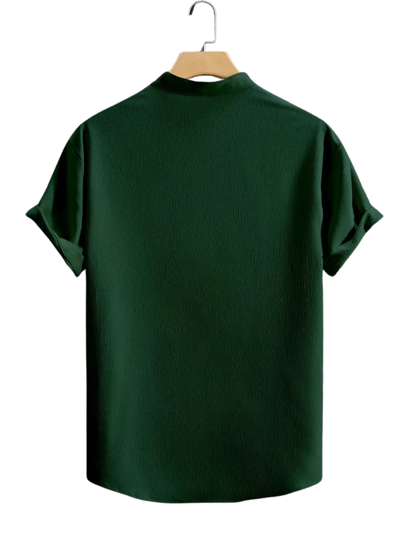 Camisa Crepé Verde