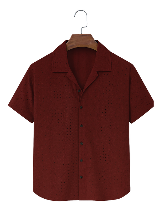 Camisa Casper Guinda