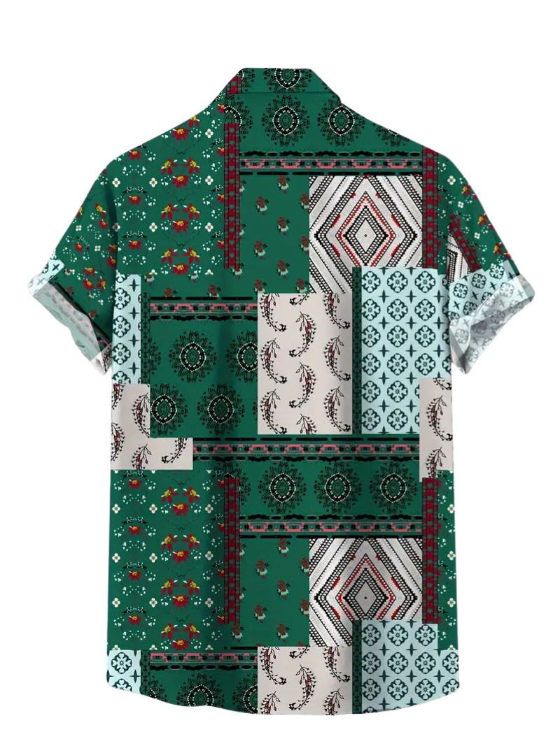 Camisa Mandala Verde