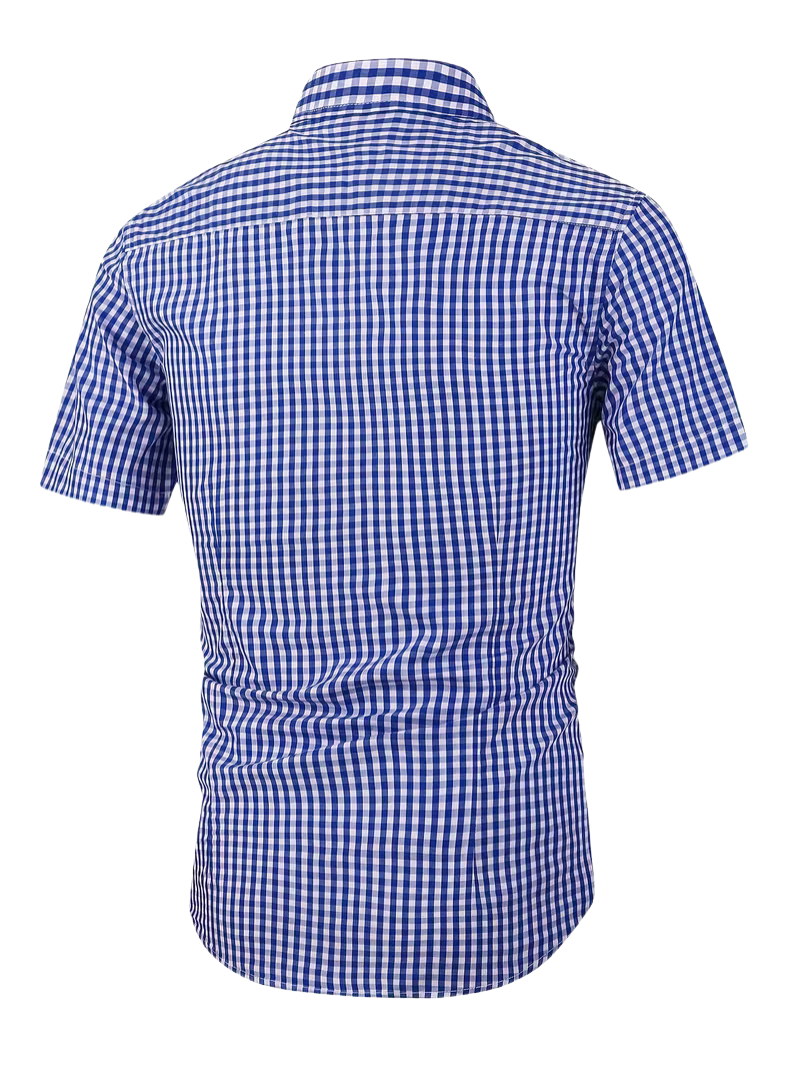 Camisa Gingham Azul