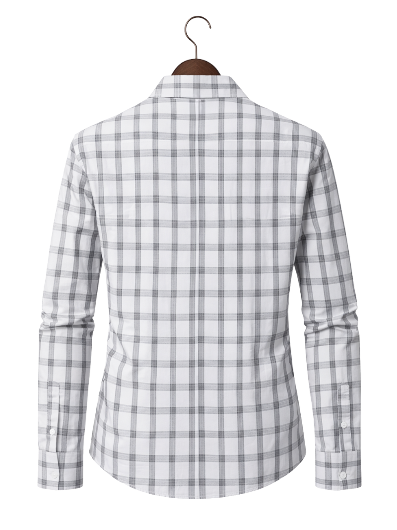 Camisola Cuadros en Gris