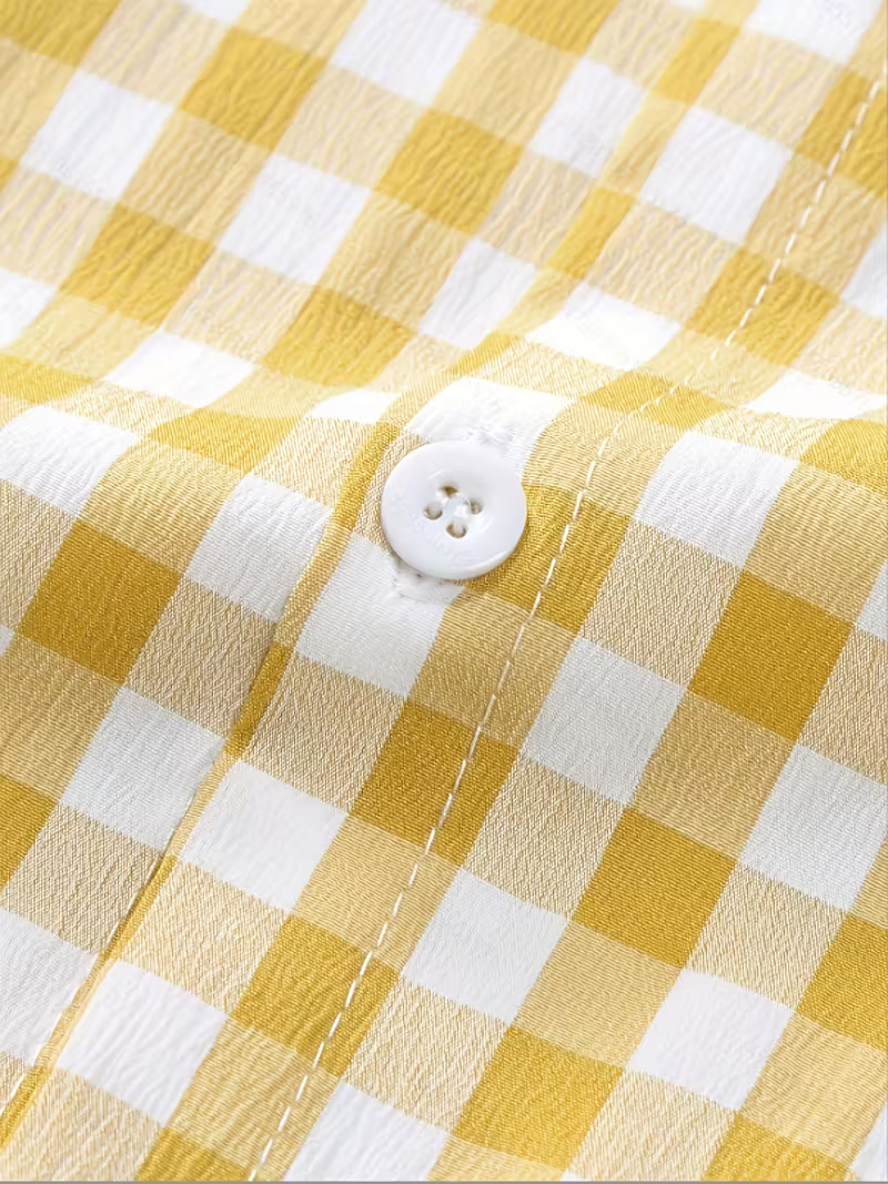 Camisa Cuadrille Amarilla