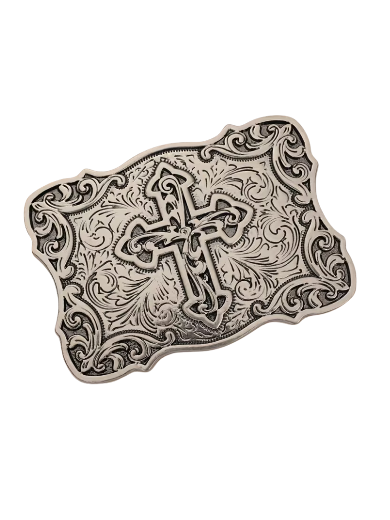 Hebilla Silver Cruz