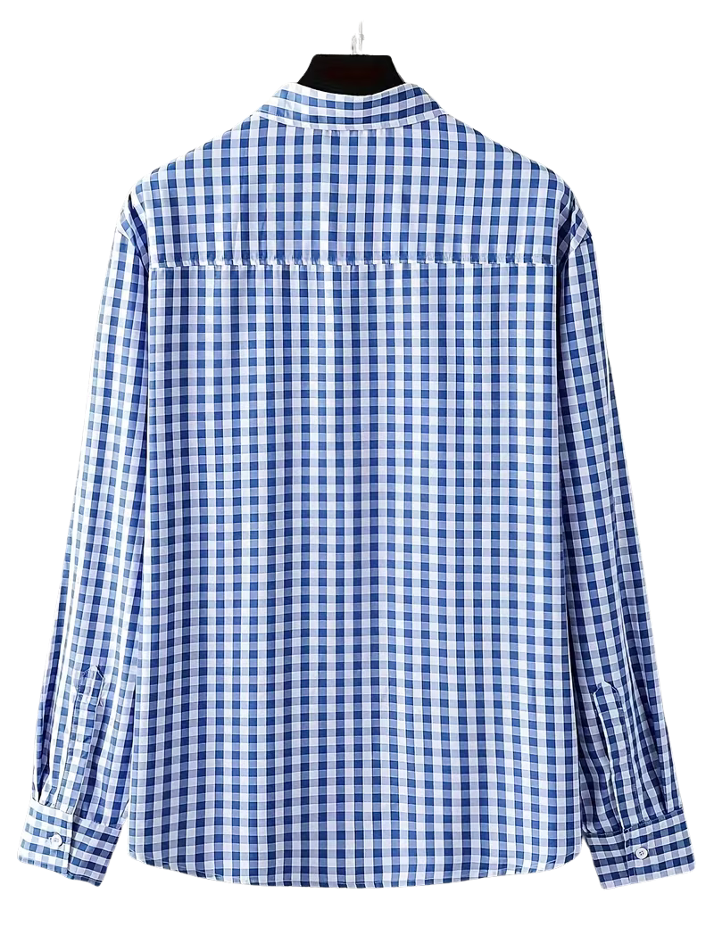 Camisola Cuadros Azul