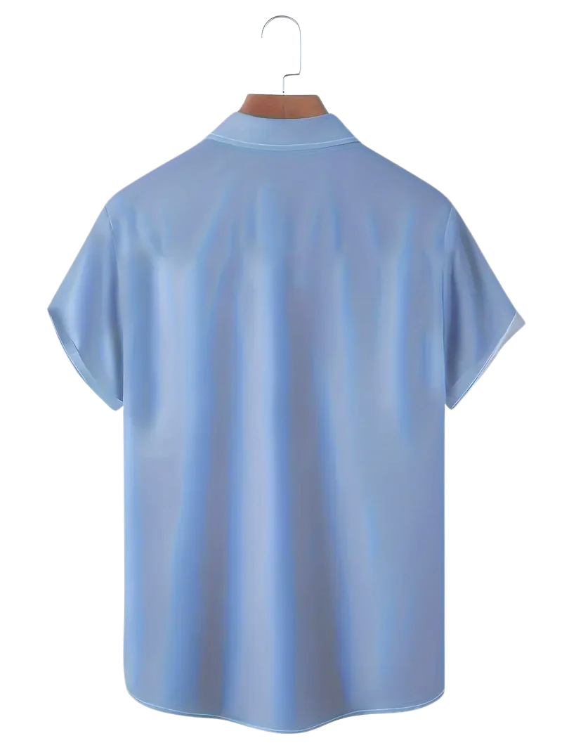 Camisa Caribeña Azul