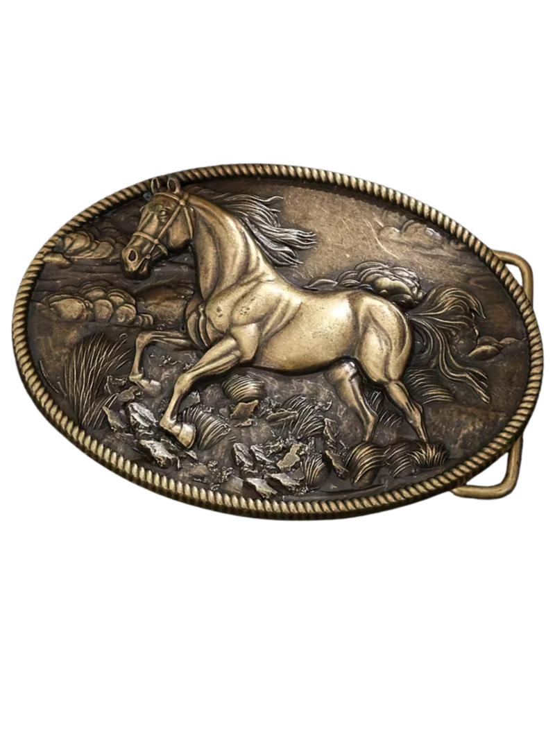 Hebilla Wild Horse Bronce