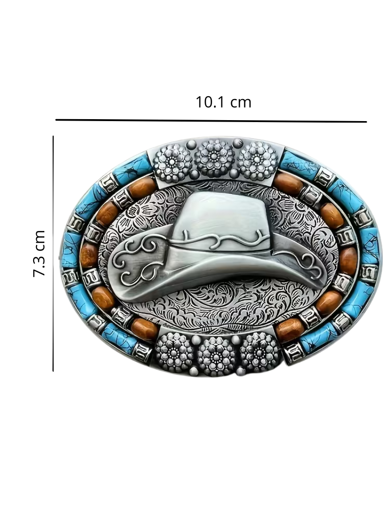 Hebilla Hat Silver Color