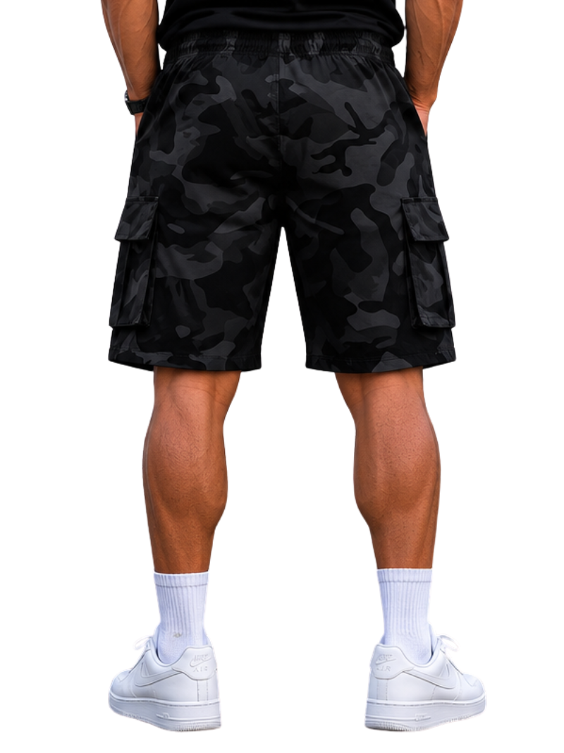 Cargo Fierce Camuflaje Oscuro