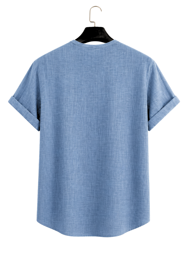 Camisa Al V Neck Azul