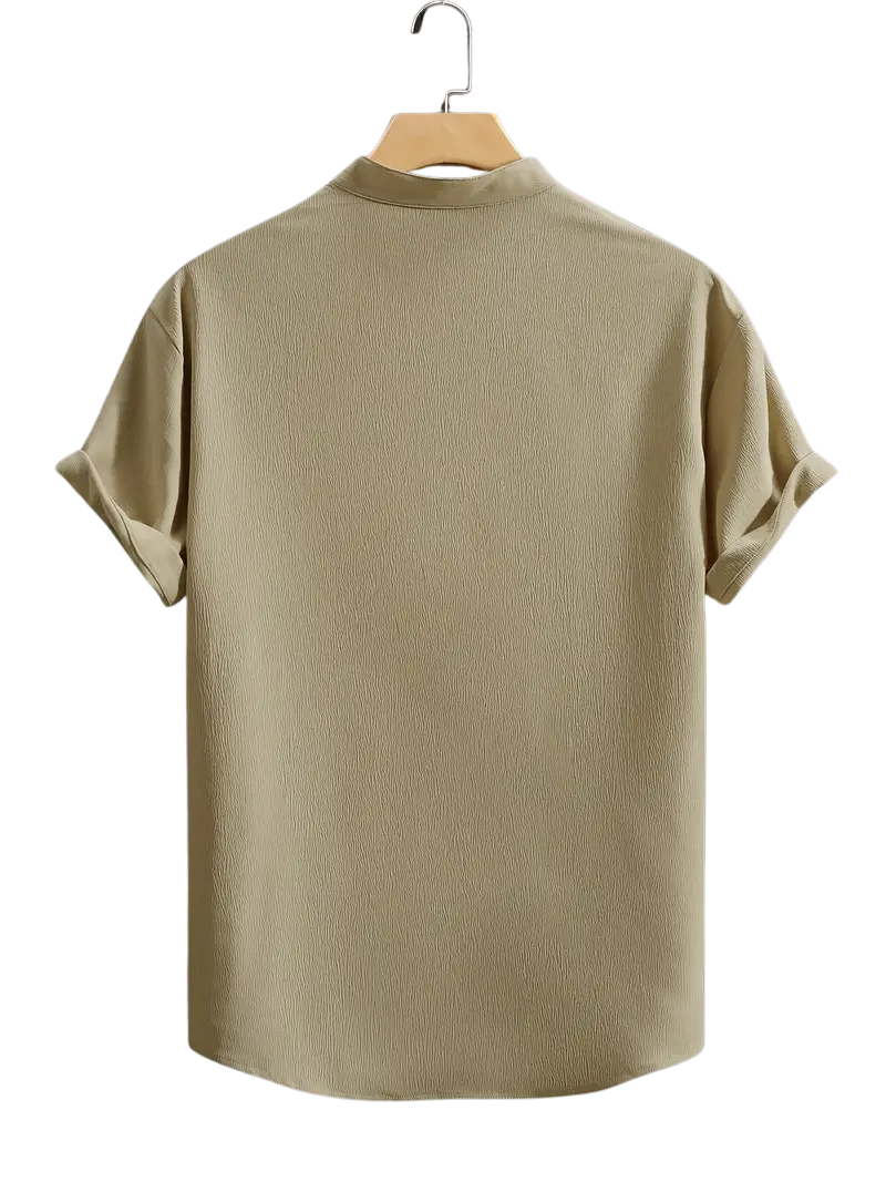 Camisa Crepé Beige