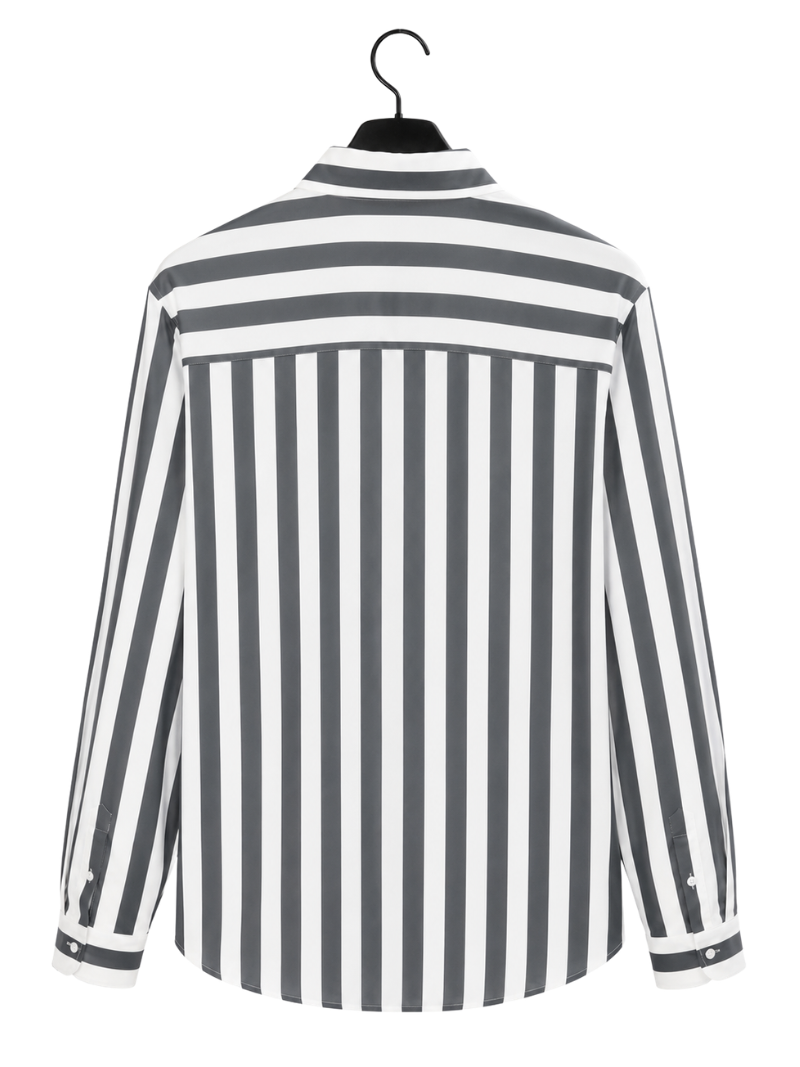 Camisola Blanca Rayas Grises