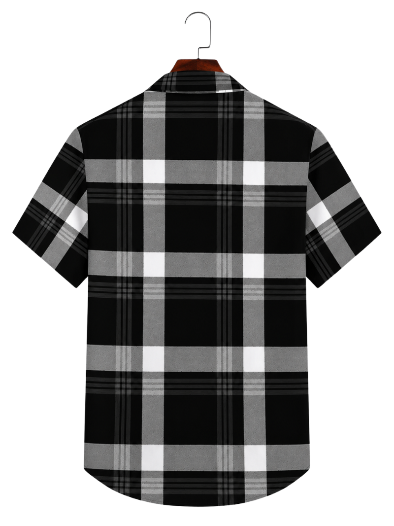 Camisa Negra Tartan