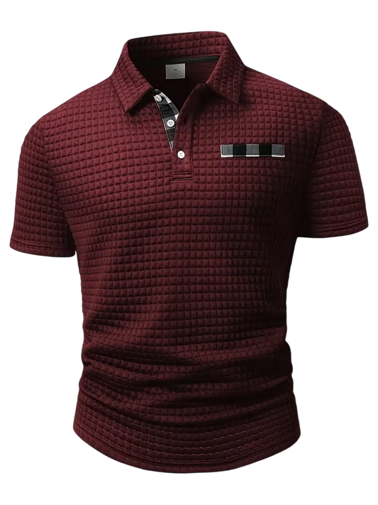 Polo Gofrad Vino