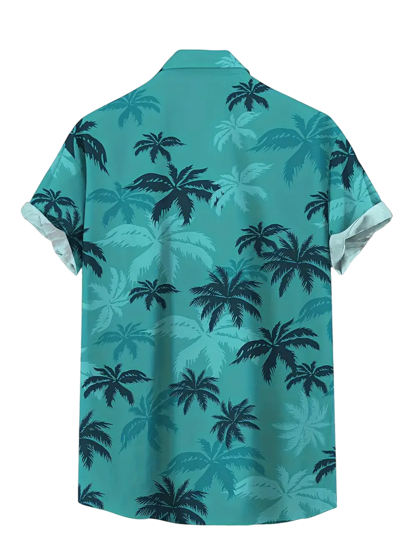 Camisa Palma Cerúleo