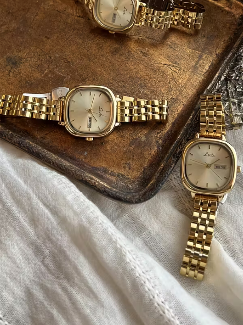 Reloj Vintage Lite Dorado Lsutr