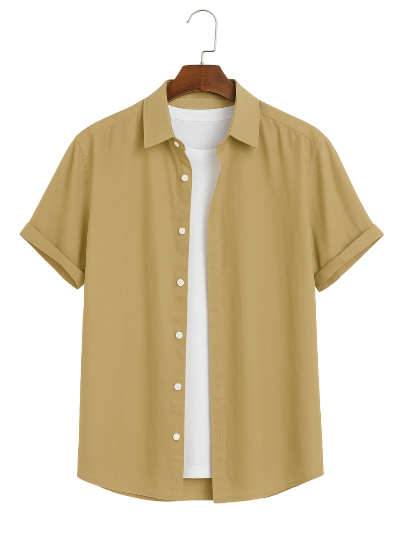 Camisa Lisa Caqui