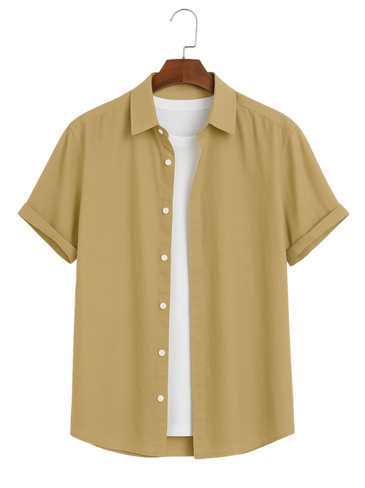 Camisa Lisa Caqui