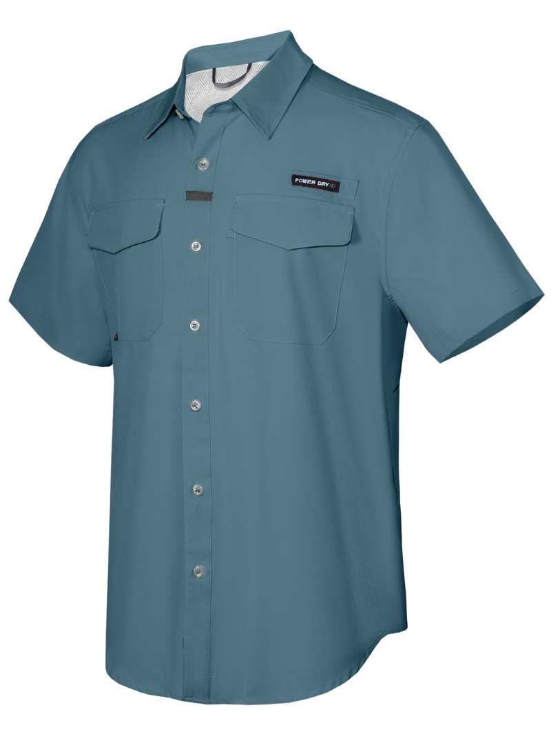 Camisa Outdoor Dry Azul Cian