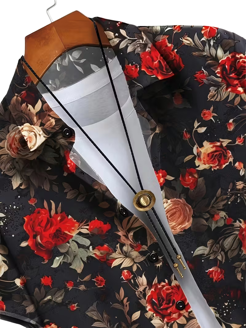 Camisa Rosedal Negra
