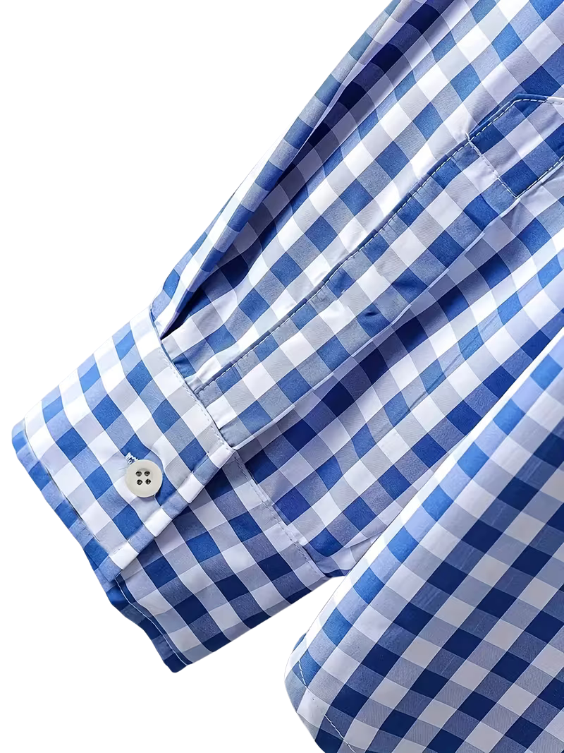 Camisola Cuadros Azul