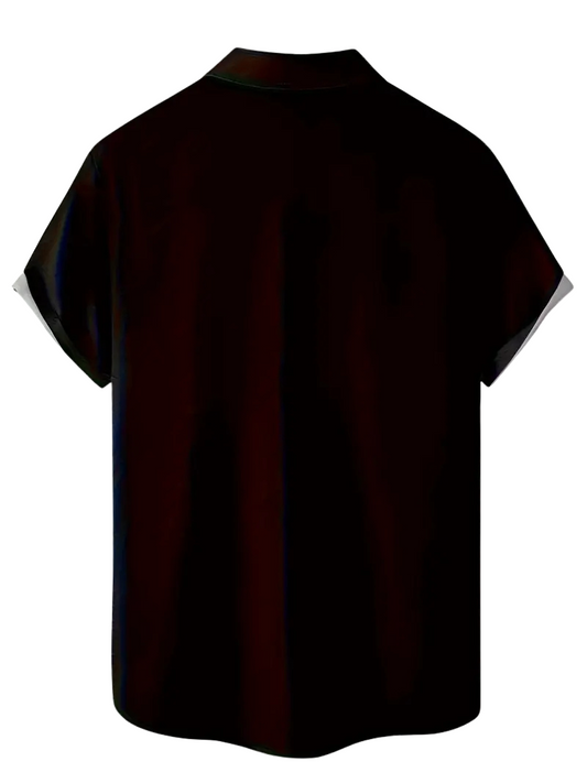 Camisa Caribeña Negro Diamante