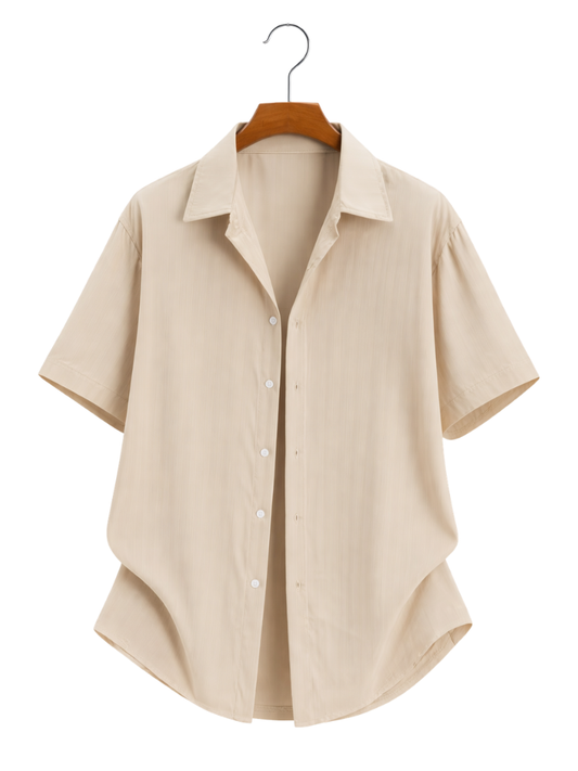 Camisa Visco Beige