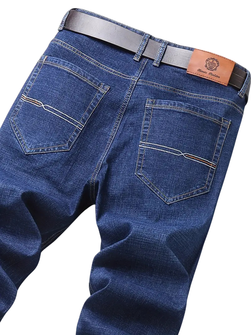 Pantalón Denim Marino