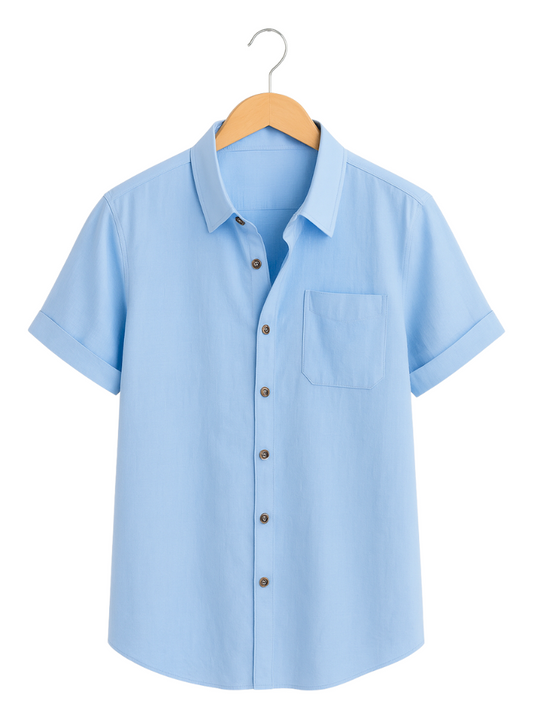 Camisa Smooth Azur