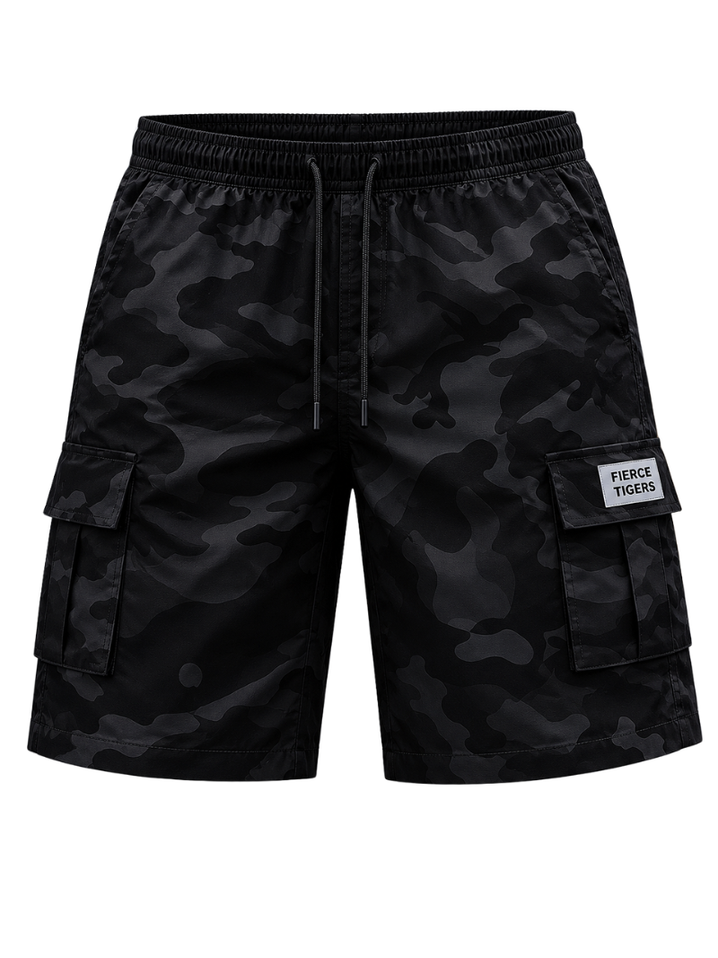 Cargo Fierce Camuflaje Oscuro
