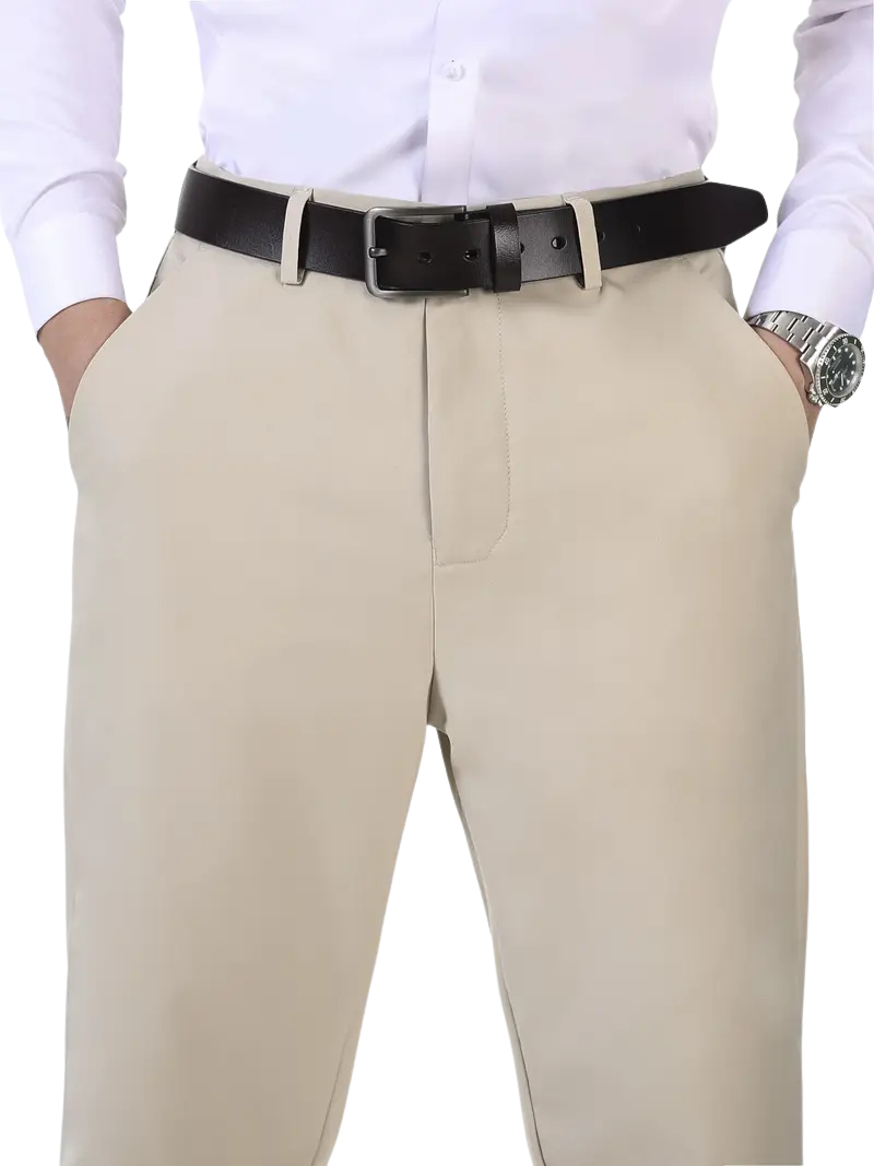 Pantalón Liso Beige