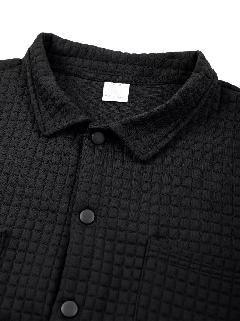 Camisola Gofre Negra