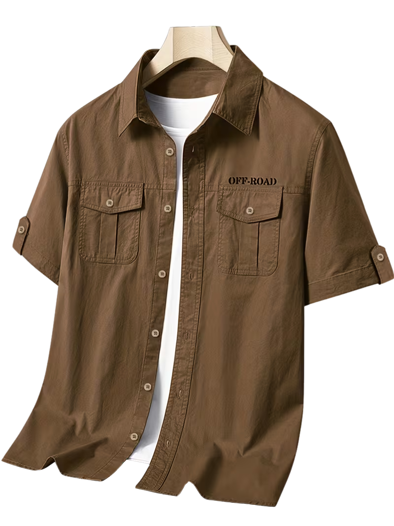 Camisa Off Road Marron