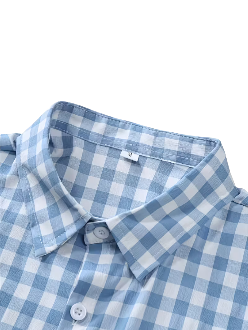 Camisa Cuadrille Azul