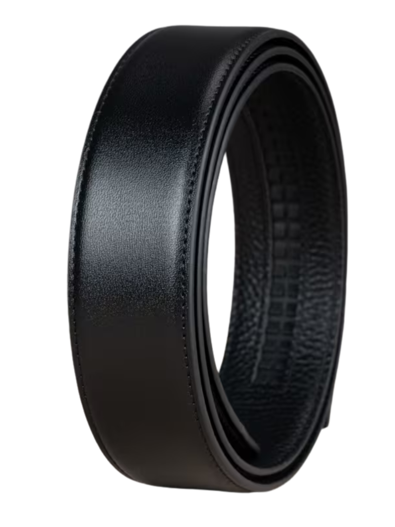 Cinturón Sin Hebilla Negro 3.5 cm