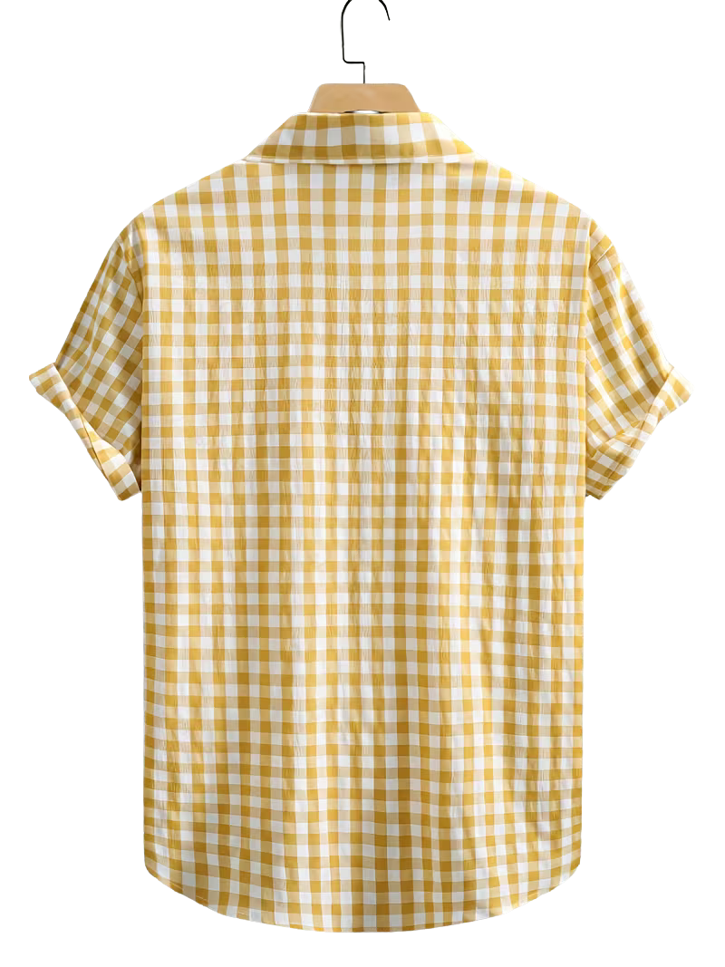 Camisa Cuadrille Amarilla