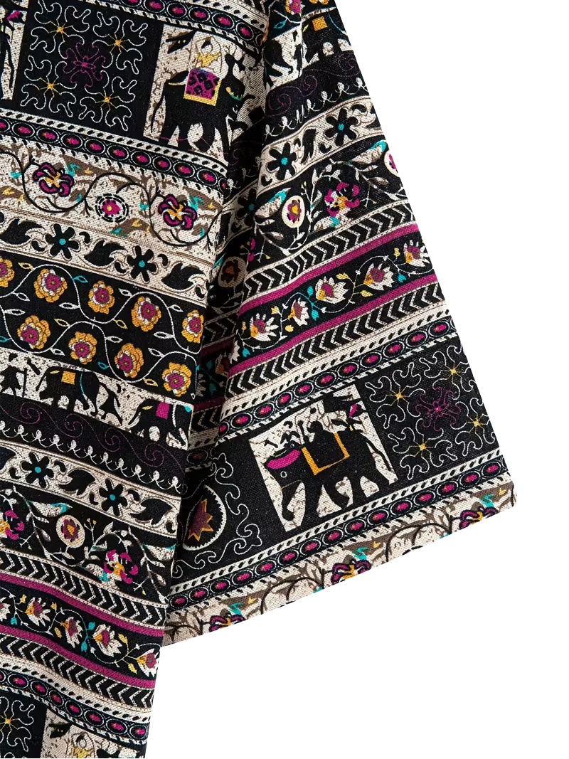 Camisa Kurta Elephant