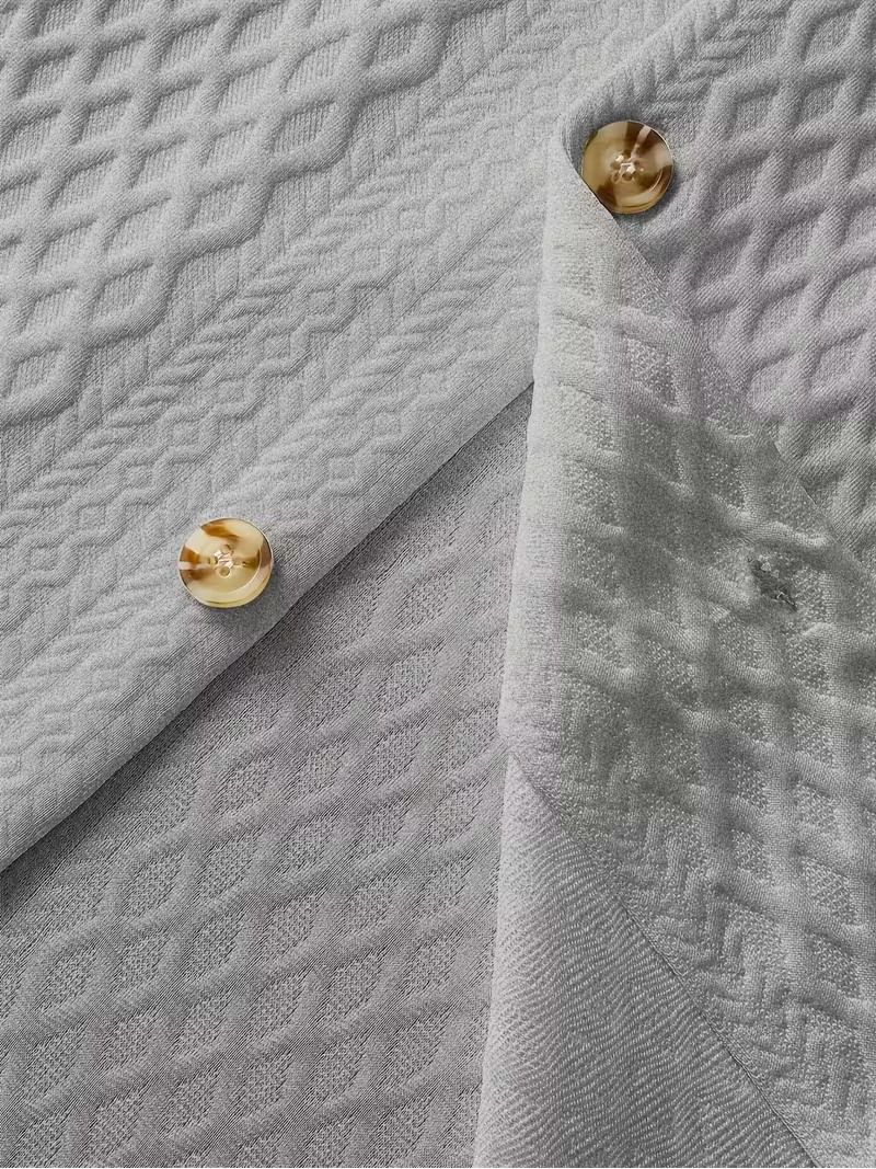 Camisa Jacquard Gris