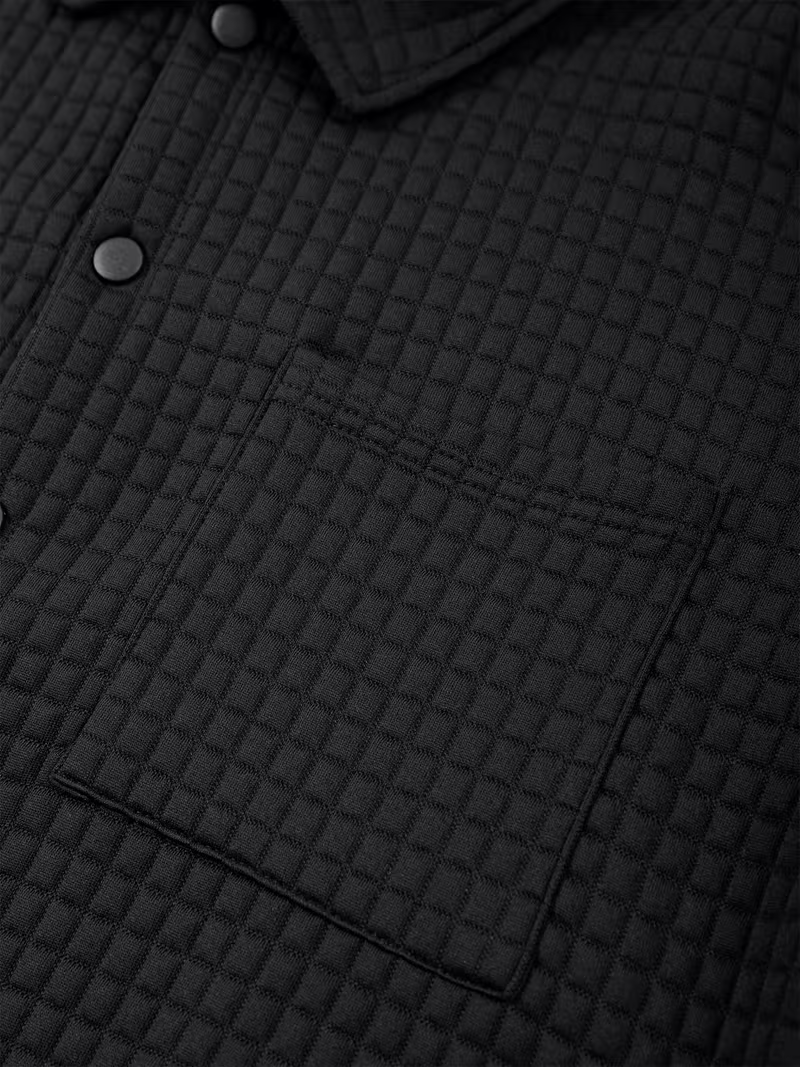 Camisola Gofre Negra