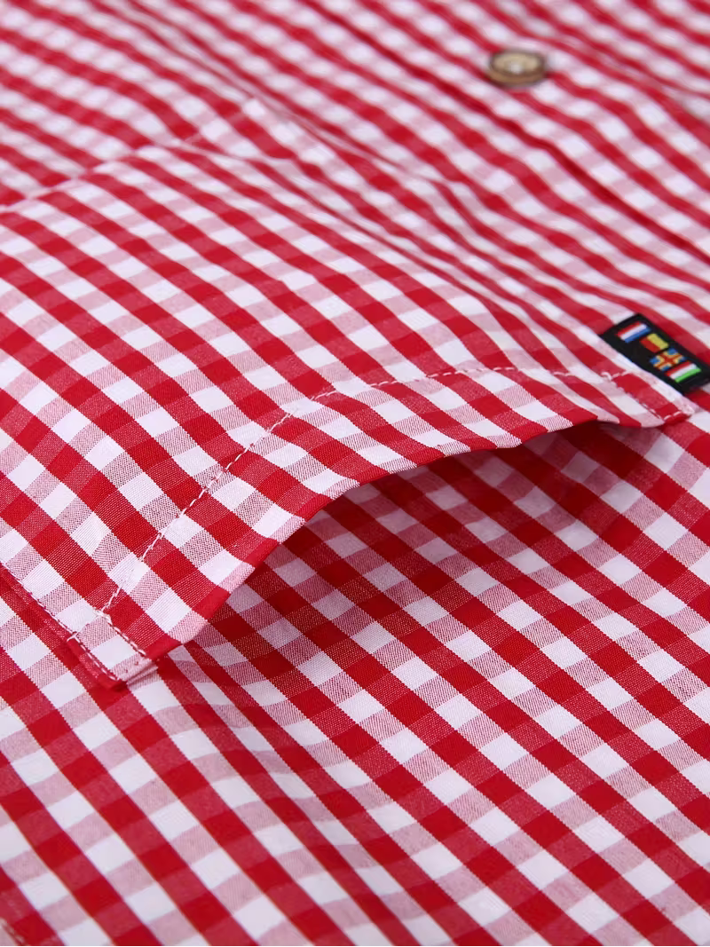 Camisa Gingham Roja