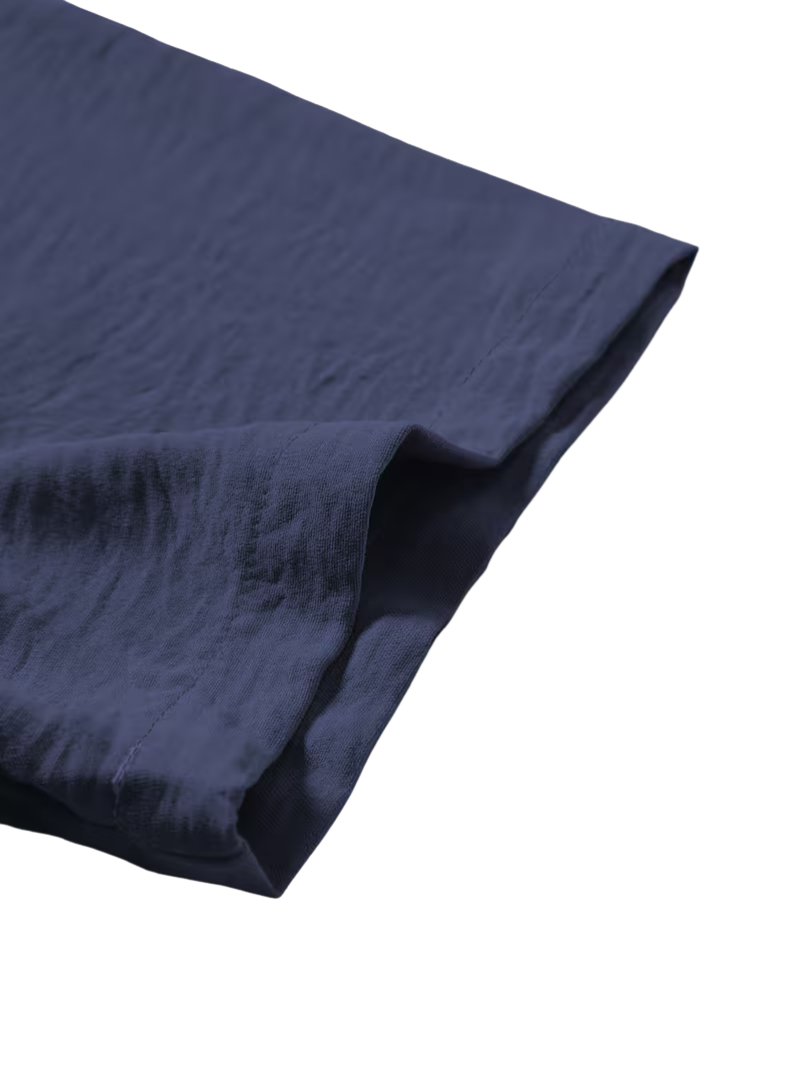 Camisa White Botton Navy