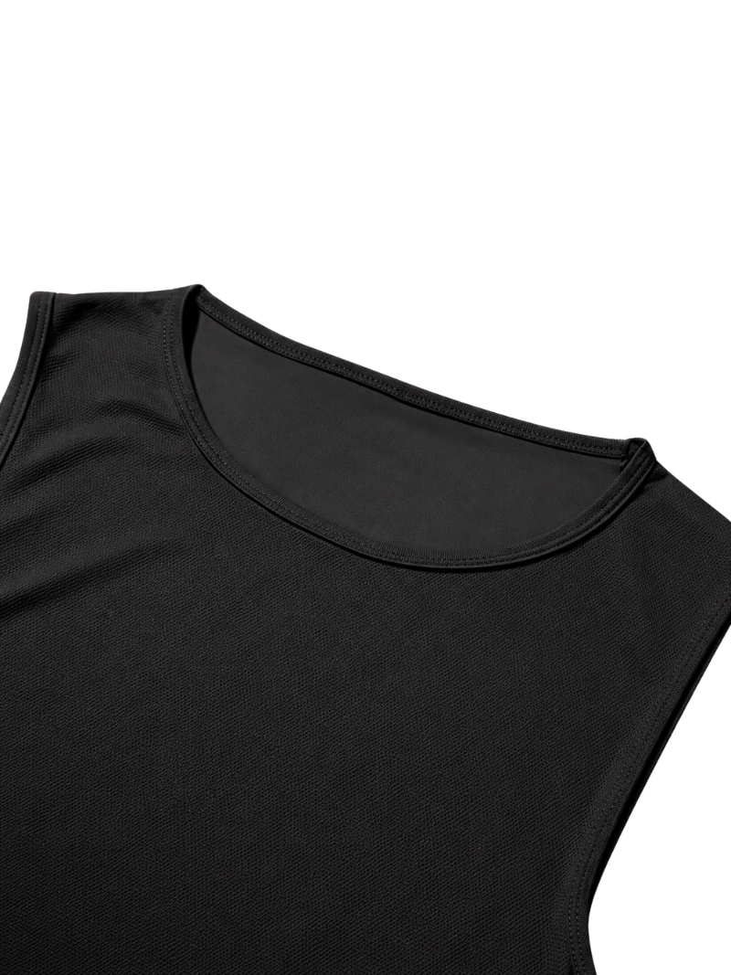 Tirahueso Curved Hem Negra
