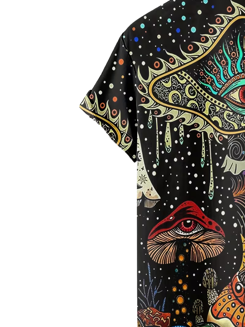 Camisa Funji Eyes Negra