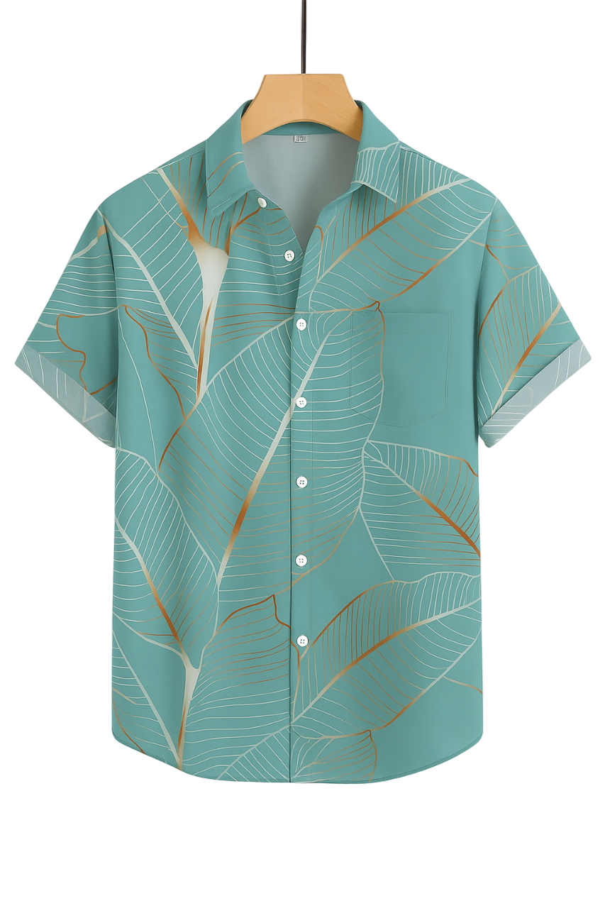 Camisa Hoja Pistache